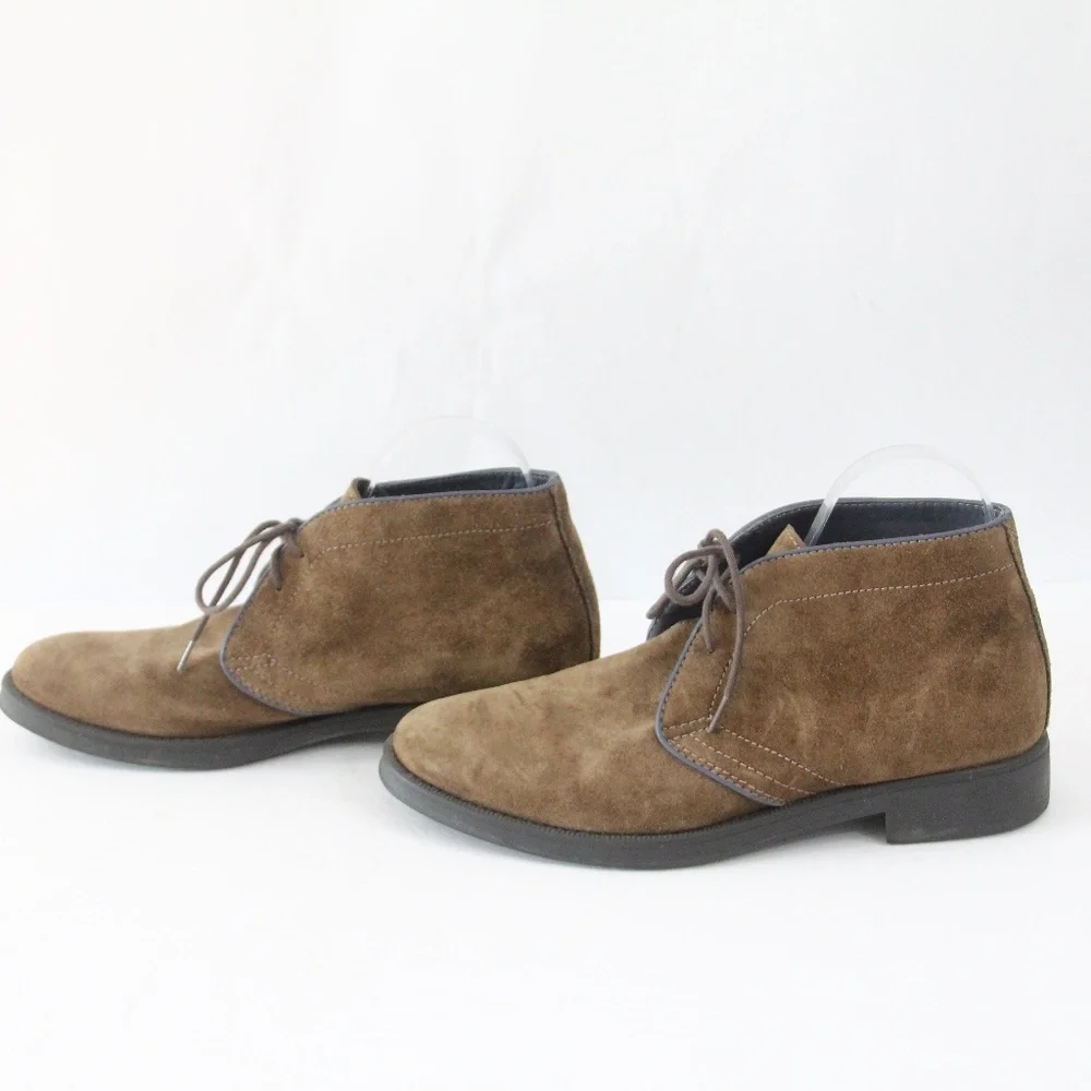 Geox Chukka Boots Mens 41 Brown Suede Shoes Casual